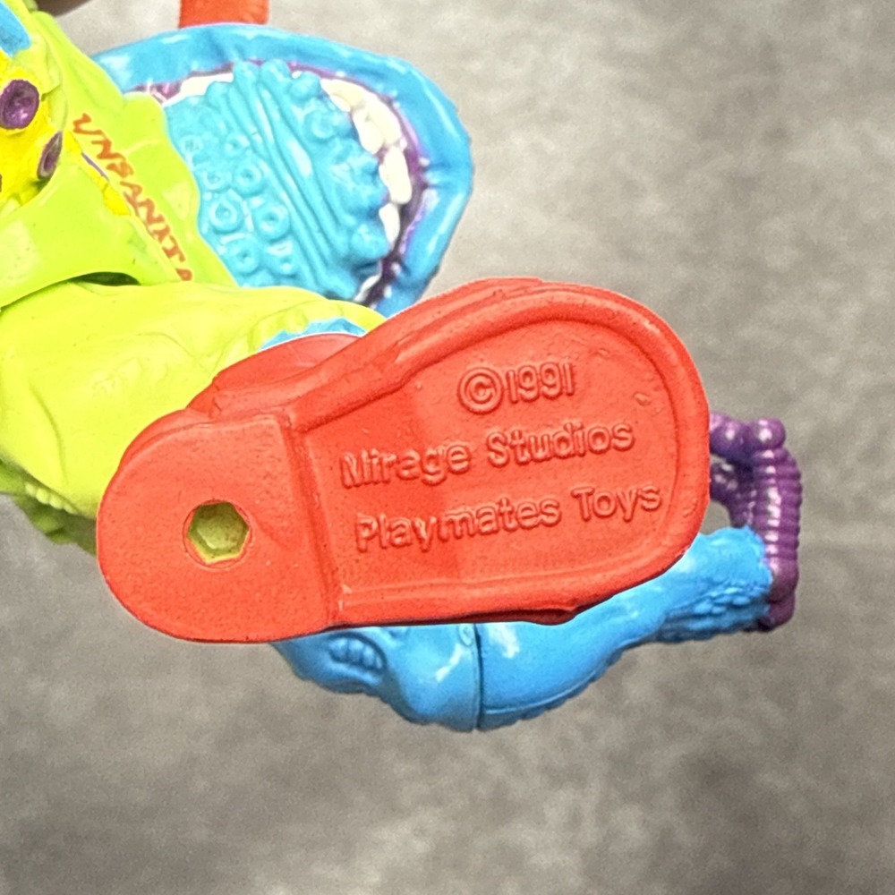Wyrm Teenage Mutant Ninja Turtles TMNT 1991 Playmates VTG Action Figure & Belt - Picture 10 of 11